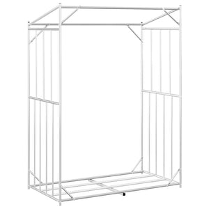 Ράφι για καυσόξυλα με κάλυμμα βροχής 150x80x200 εκ. - Pakobazaar