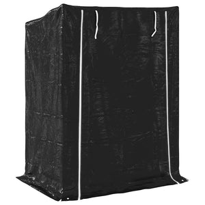 Ράφι για καυσόξυλα με κάλυμμα βροχής 150x100x200 εκ. - Pakobazaar