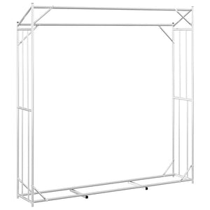 Ράφι για καυσόξυλα με κάλυμμα βροχής 200x40x200 εκ. - Pakobazaar
