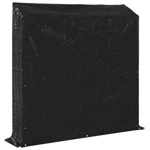 Ράφι για καυσόξυλα με κάλυμμα βροχής 200x40x200 εκ. - Pakobazaar