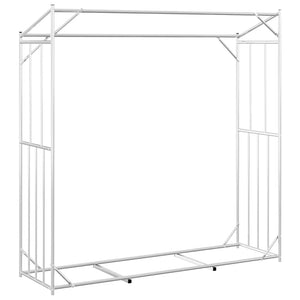 Ράφι για καυσόξυλα με κάλυμμα βροχής 200x60x200 εκ. - Pakobazaar