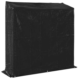 Ράφι για καυσόξυλα με κάλυμμα βροχής 200x60x200 εκ. - Pakobazaar