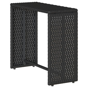 5 τεμαχίων σετ καναπέδες κήπου με μαξιλάρια Stackable μαύρο
