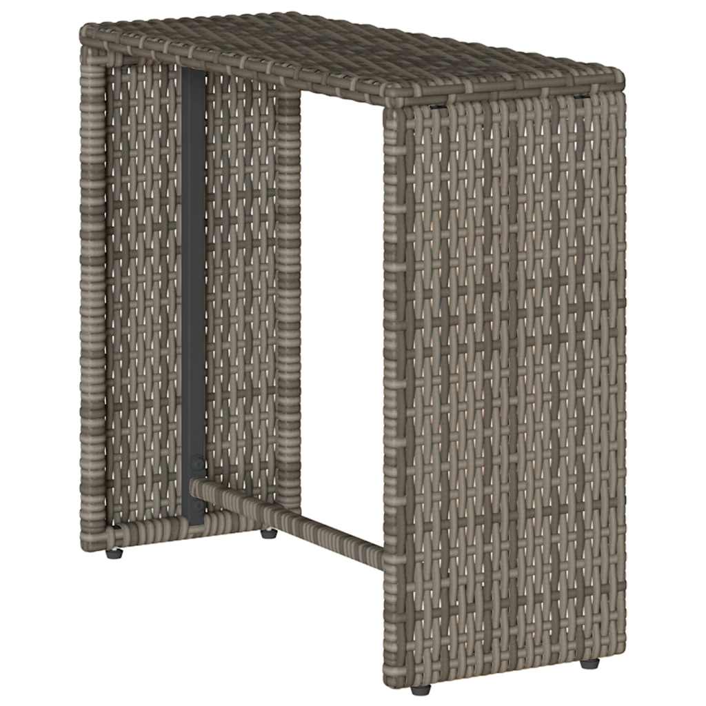 5 τεμαχίων σετ καναπέδες κήπου με μαξιλάρια στοιβαζόμενο γκρι