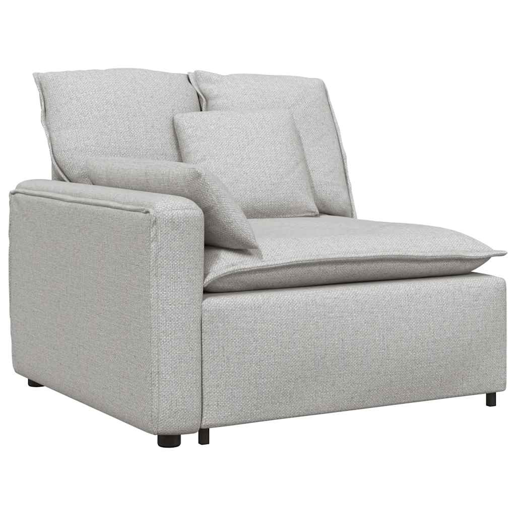 Μονάδα Υποβραχιόνιου Καναπέ με Μαξιλάρια, Γκρι Cloud 100 εκ. - Pakobazaar