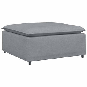 Υποπόδιο Καναπέ Ανοιχτό Γκρι 100 x 100 x 48 εκ. - Pakobazaar
