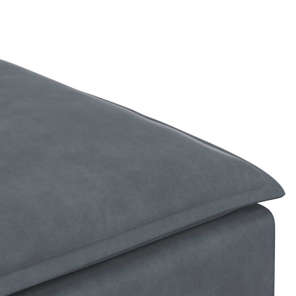 Υποπόδιο Καναπέ Σκούρο Γκρι 100 x 100 x 48 εκ. - Pakobazaar