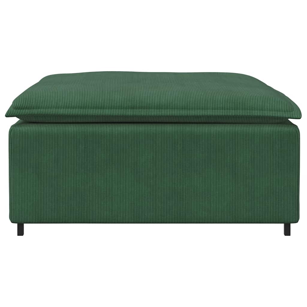 Υποπόδιο Καναπέ Σκούρο Πράσινο 100x100x48 εκ. - Pakobazaar