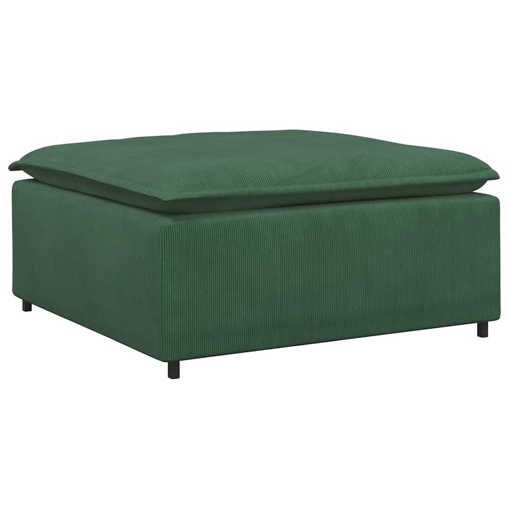 Υποπόδιο Καναπέ Σκούρο Πράσινο 100x100x48 εκ. - Pakobazaar