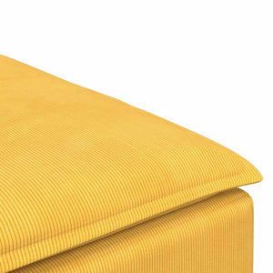 Υποπόδιο Καναπέ Ανοιχτό Κίτρινο 100 x 100 x 48 εκ. - Pakobazaar