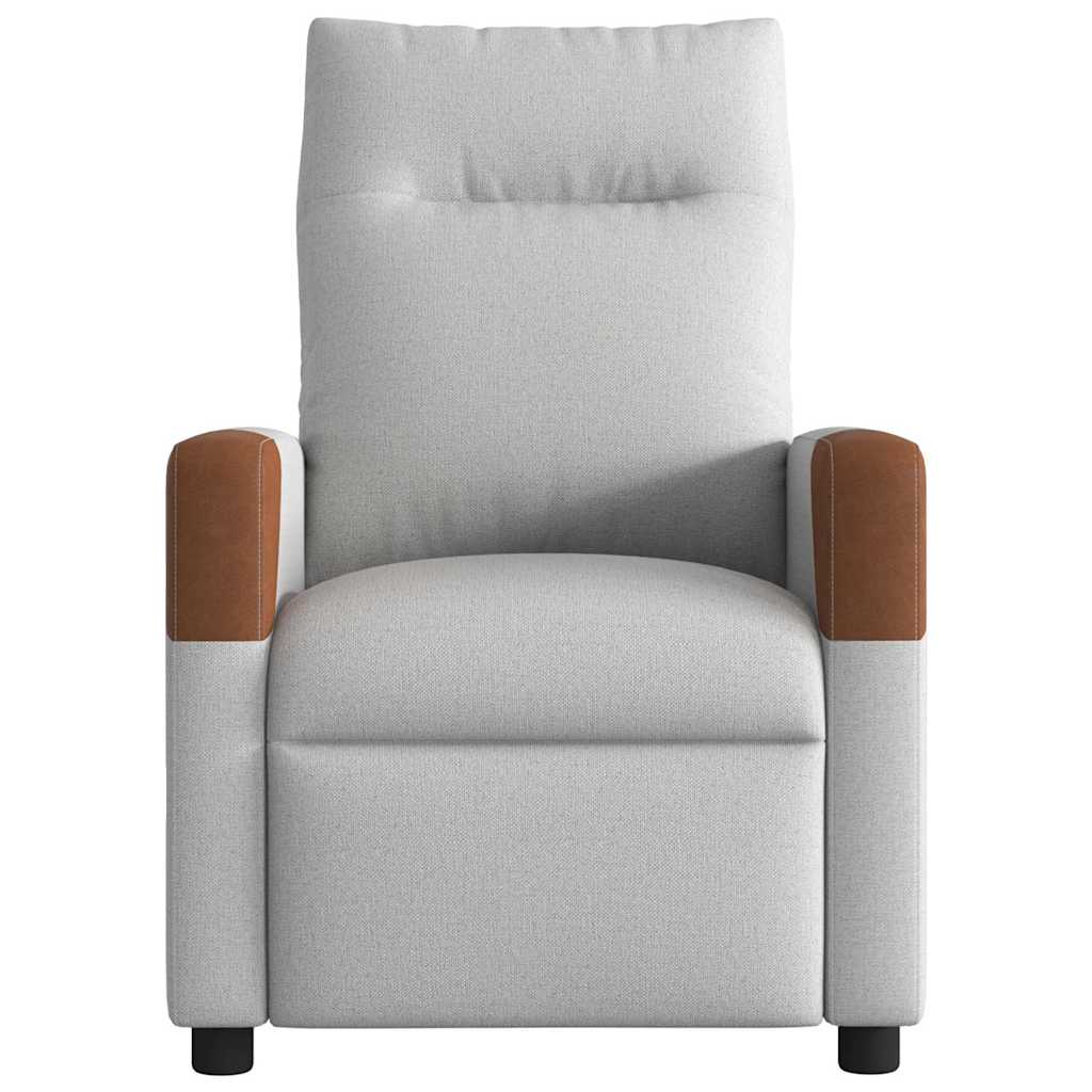 καρέκλα ανάκλισης μασάζ Cloud Grey Fabric - Pakobazaar