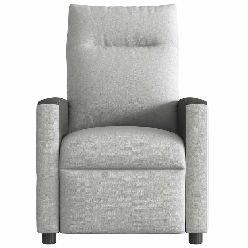 καρέκλα ανάκλισης μασάζ Cloud Grey Fabric - Pakobazaar