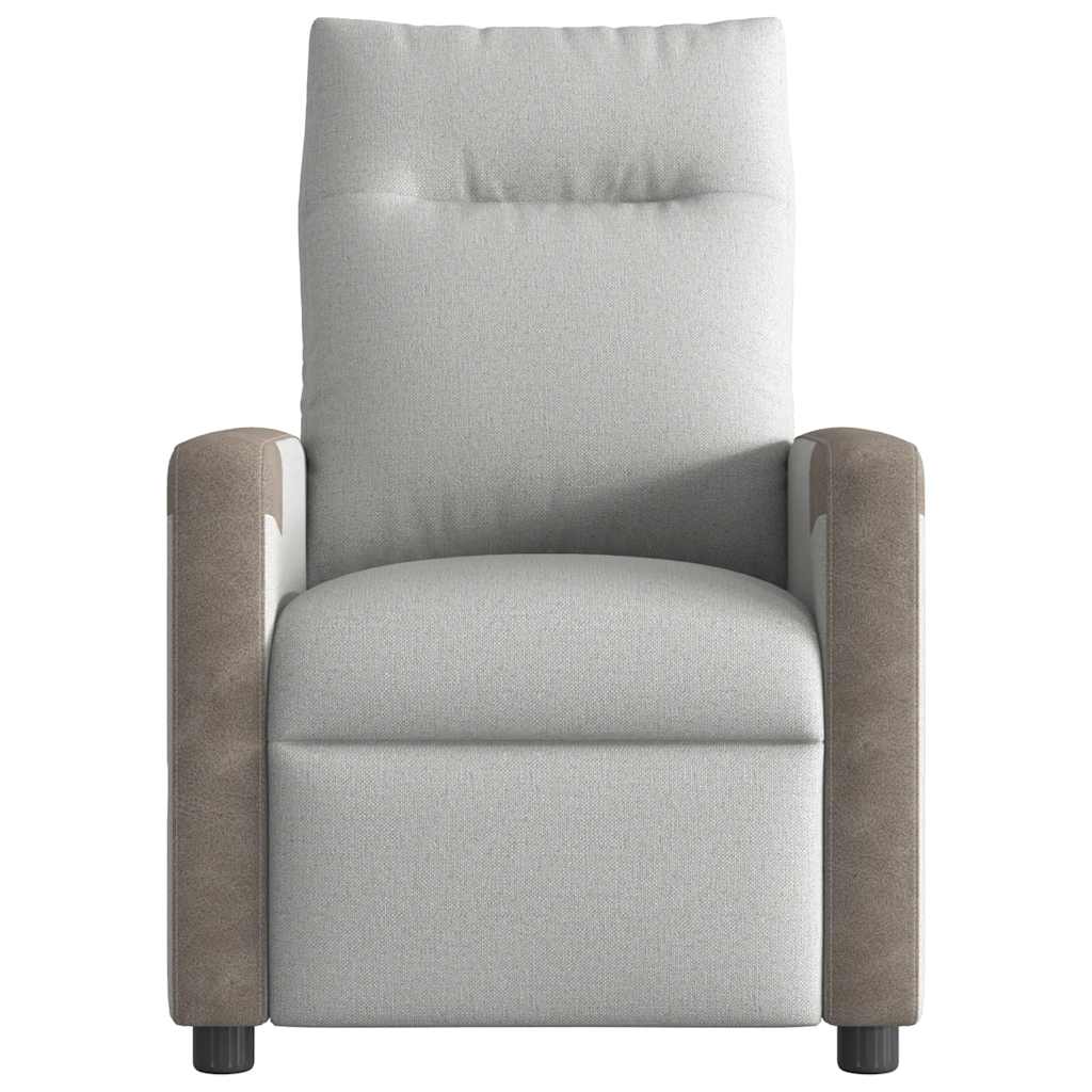 καρέκλα ανάκλισης μασάζ Cloud Grey Fabric - Pakobazaar