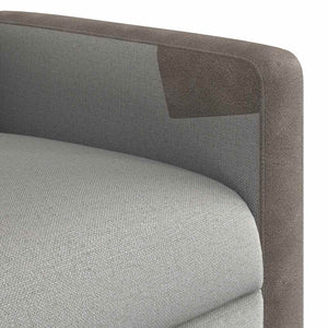 καρέκλα ανάκλισης μασάζ Cloud Grey Fabric - Pakobazaar
