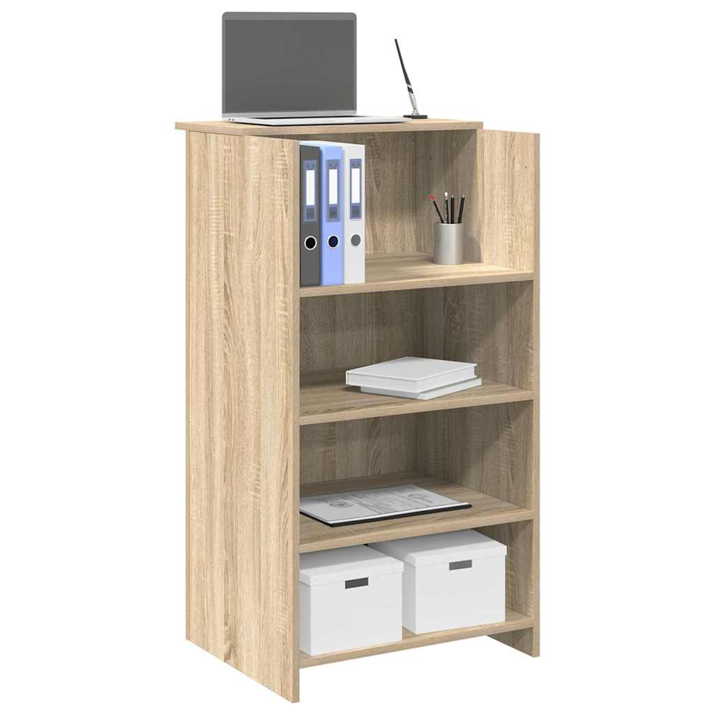 Γραφείο Υποδοχής από Ξύλο Sonoma Δρυς 55x50x103,5 εκ. από Τεχνητό Ξύλο - Pakobazaar
