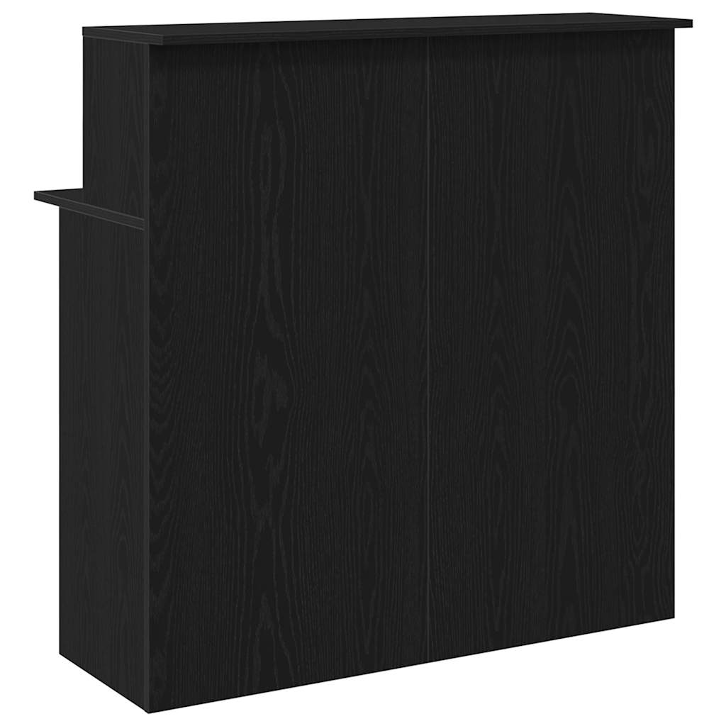 Γραφείο υποδοχής Μαύρο 100x50x103,5 cm Κατασκευασμένο ξύλο - Pakobazaar