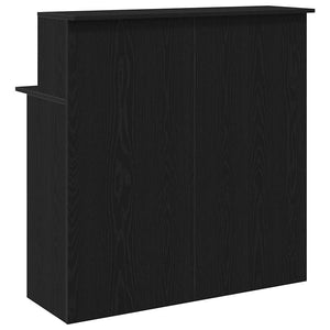 Γραφείο υποδοχής Μαύρο 100x50x103,5 cm Κατασκευασμένο ξύλο - Pakobazaar