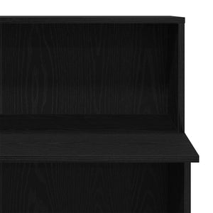 Γραφείο υποδοχής Μαύρο 100x50x103,5 cm Κατασκευασμένο ξύλο - Pakobazaar