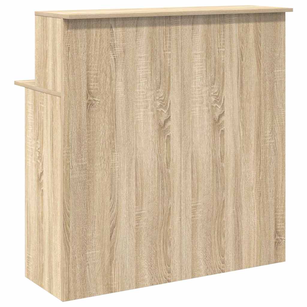 Γραφείο Υποδοχής από Ξύλο Sonoma Δρυς 100x50x103,5 εκ. από Τεχνητό Ξύλο - Pakobazaar
