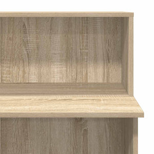 Γραφείο Υποδοχής από Ξύλο Sonoma Δρυς 100x50x103,5 εκ. από Τεχνητό Ξύλο - Pakobazaar