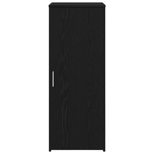 Ντουλάπι Αποθήκευσης Μαύρο 40x45x103,5 εκ. από Τεχνητό Ξύλο