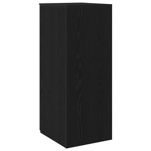 Ντουλάπι Αποθήκευσης Μαύρο 40x45x103,5 εκ. από Τεχνητό Ξύλο