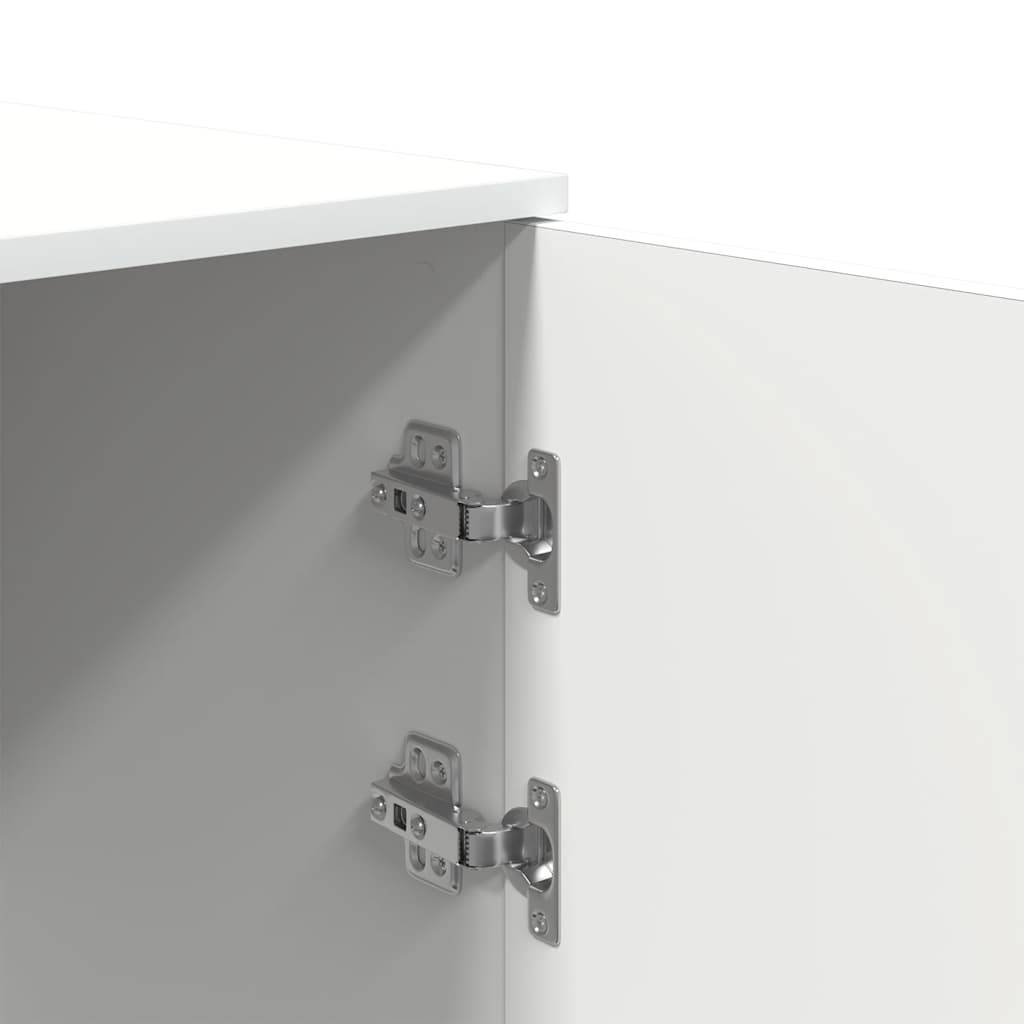 ντουλάπι αποθήκευσης  Λευκό 50x45x103,5 cm Κατασκευασμένο ξύλο - Pakobazaar