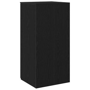 Ντουλάπι Αποθήκευσης Μαύρο 50x45x103,5 εκ. από Τεχνητό Ξύλο