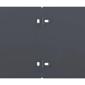 Περίγραμμα γκαζόν 10 τμχ. 15 x 103 cm Κρύα έλαση από χάλυβα