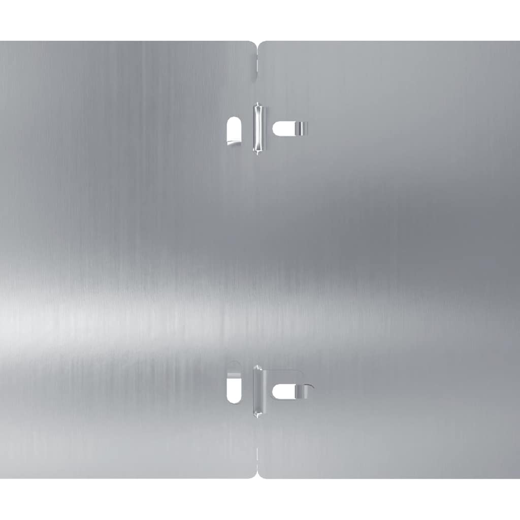 Περιφράξεις γκαζόν 50 τεμάχια 15x103 cm από γαλβανισμένο χάλυβα