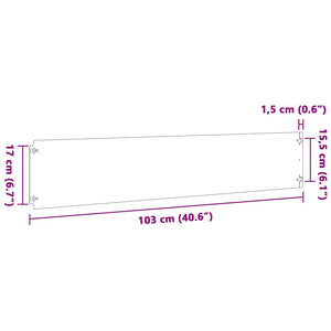 Περίγραμμα γκαζόν 30 τμχ. 20 x 103 cm Κρύα έλαση από χάλυβα
