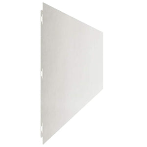 Περίγραμμα γκαζόν 10 τμχ. 25 x 103 cm Ανοξείδωτο Ατσάλι Ασημί