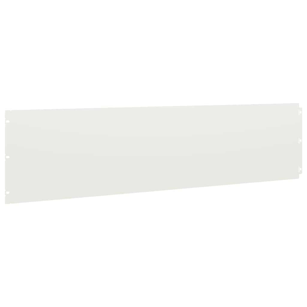 Περιφράξεις γκαζόν 20 τεμάχια Λευκό από χάλυβα ψυχρής έλασης - Pakobazaar