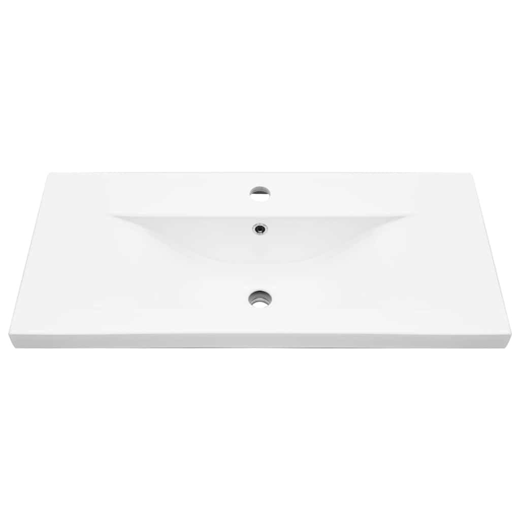 Σετ Επίπλων Μπάνιου 3 Τεμαχίων Γκρι Σκυροδέματος από Επεξ. Ξύλο - Pakobazaar