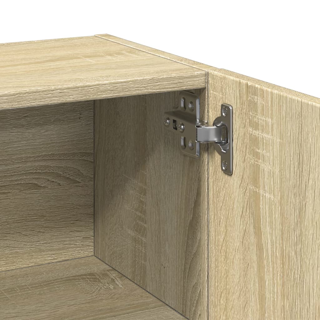 Σετ Επίπλων Μπάνιου 2 Τεμαχίων Sonoma Δρυς Επεξεργασμένο Ξύλο