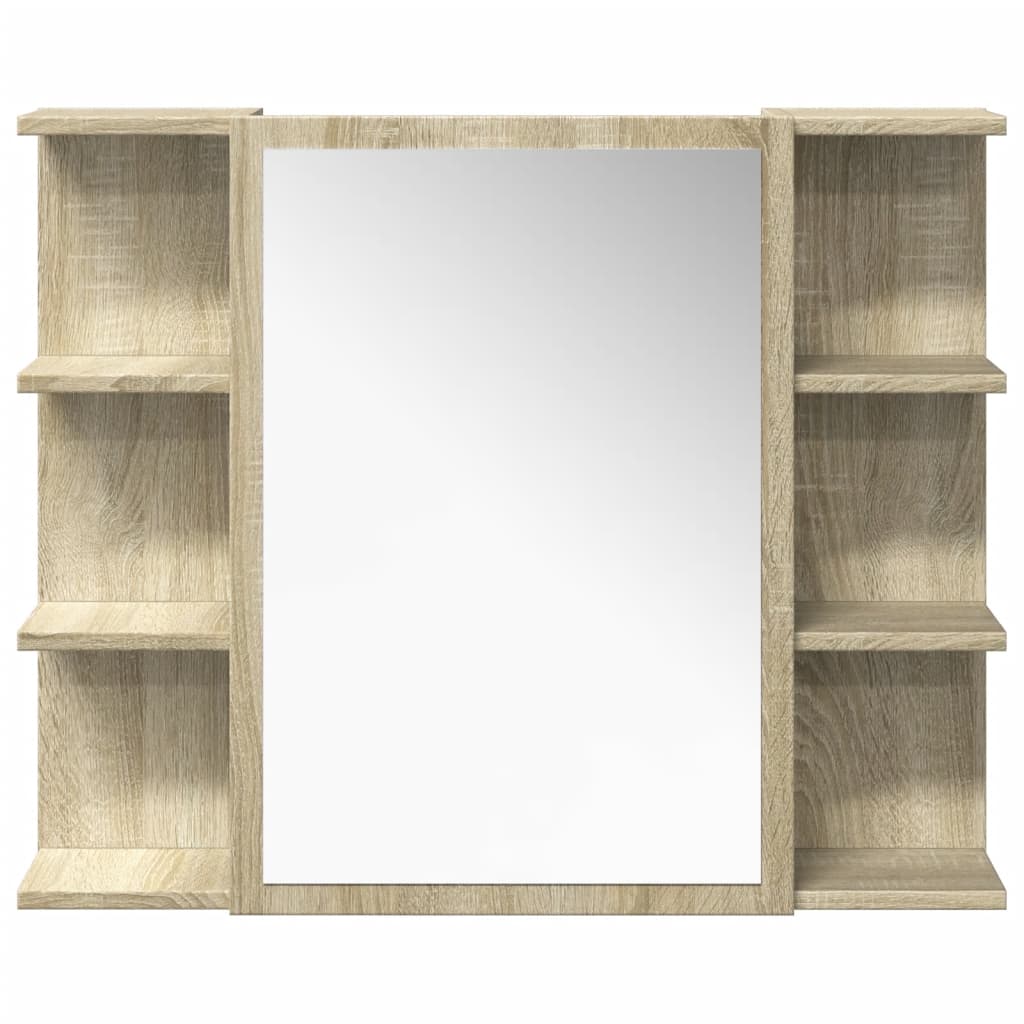 Σετ Επίπλων Μπάνιου 4 Τεμαχίων Sonoma Δρυς Επεξεργασμένο Ξύλο