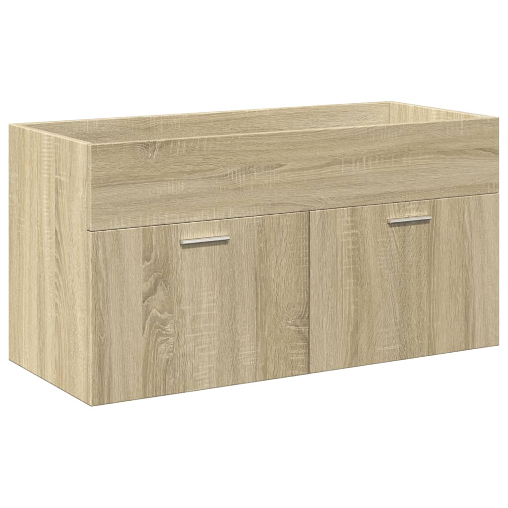 Ντουλάπι Μπάνιου με Ενσωματωμένο Νιπτήρα Sonoma Δρυς