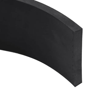 Καουτσούκ άκρη για το εκχιονιστικό Μαύρο 250x10x1 εκ.