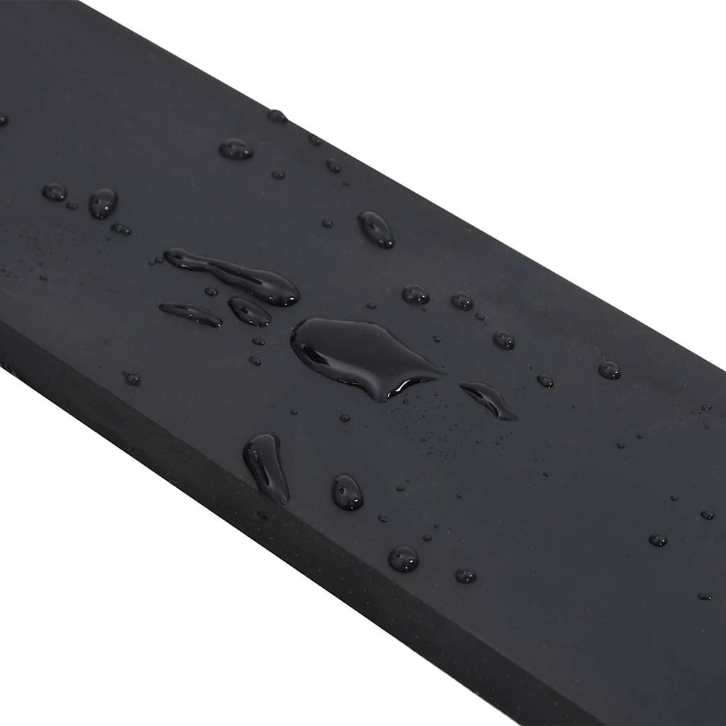 Καουτσούκ άκρη για το εκχιονιστικό Μαύρο 250x10x1 εκ.