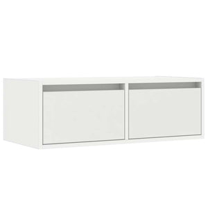 Έπιπλο Τηλεόρασης με LED Λευκό 75x35,5x25 εκ. - Pakobazaar