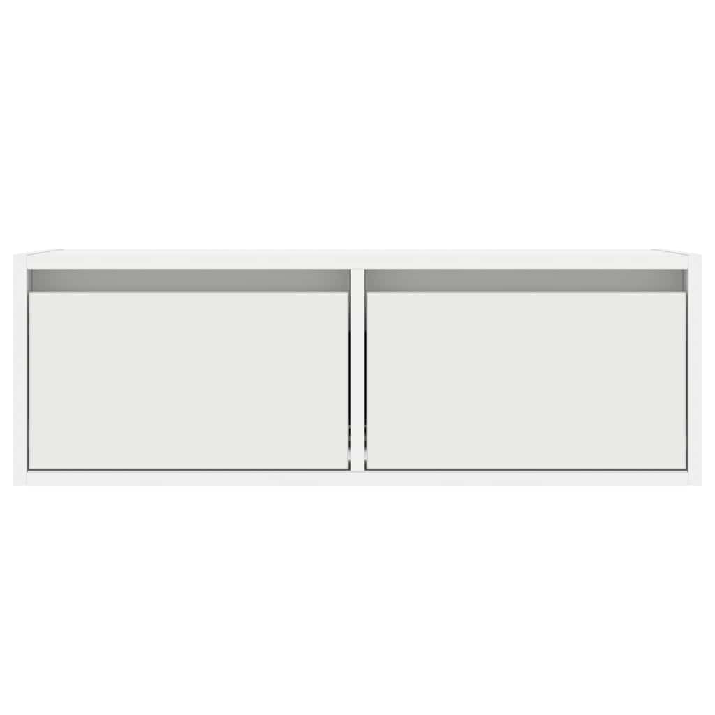 Έπιπλο Τηλεόρασης με LED Λευκό 75x35,5x25 εκ. - Pakobazaar