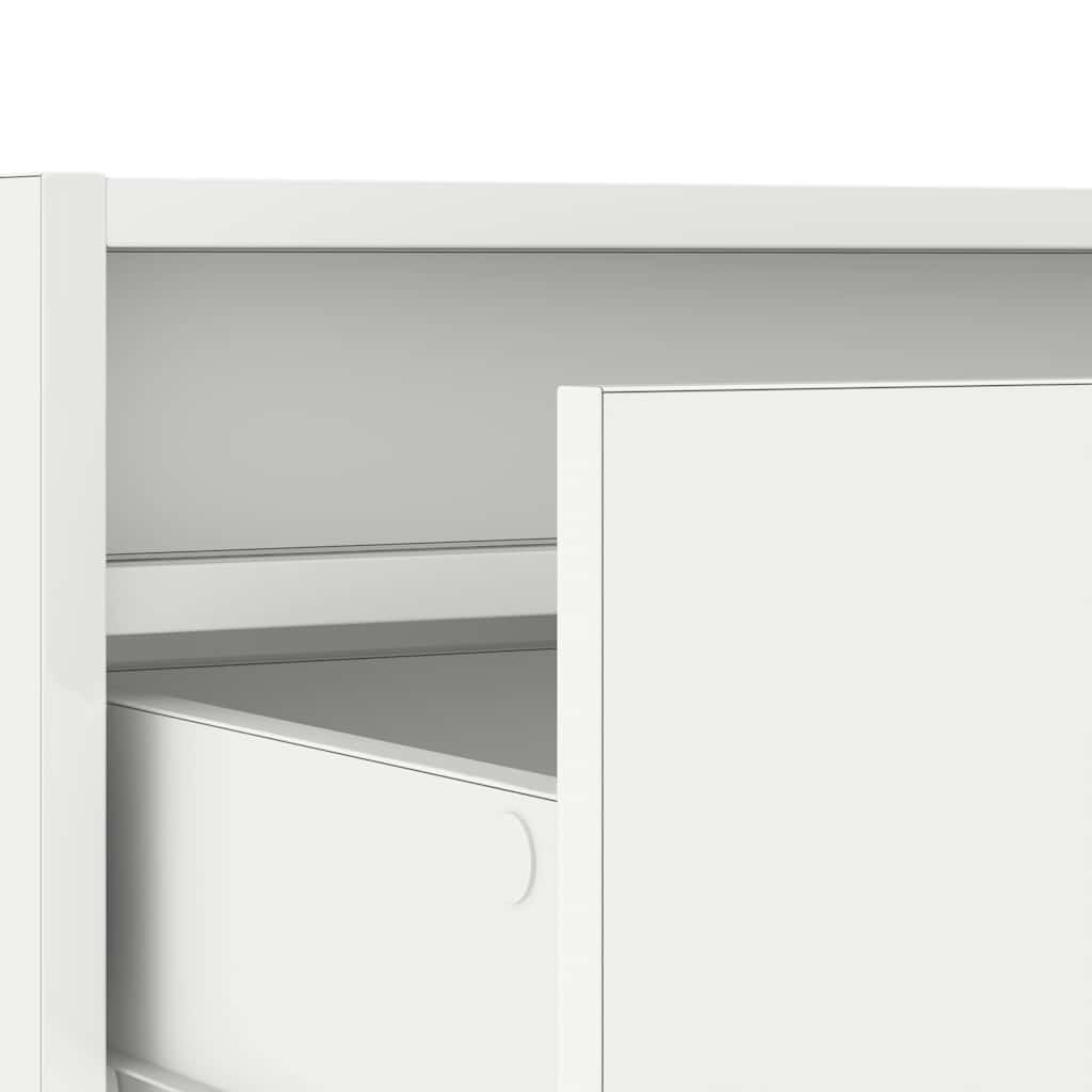 Έπιπλο Τηλεόρασης με LED Λευκό 75x35,5x25 εκ. - Pakobazaar