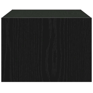 Έπιπλο Τηλεόρασης με LED Μαύρη βελανιδιά 75x35,5x25 εκ. - Pakobazaar