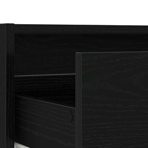 Έπιπλο Τηλεόρασης με LED Μαύρη βελανιδιά 75x35,5x25 εκ. - Pakobazaar