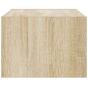 ντουλάπι τηλεόρασης  με φώτα LED Sonoma Oak 75x35,5x25 cm - Pakobazaar