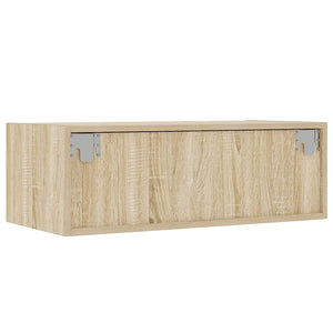 ντουλάπι τηλεόρασης  με φώτα LED Sonoma Oak 75x35,5x25 cm - Pakobazaar