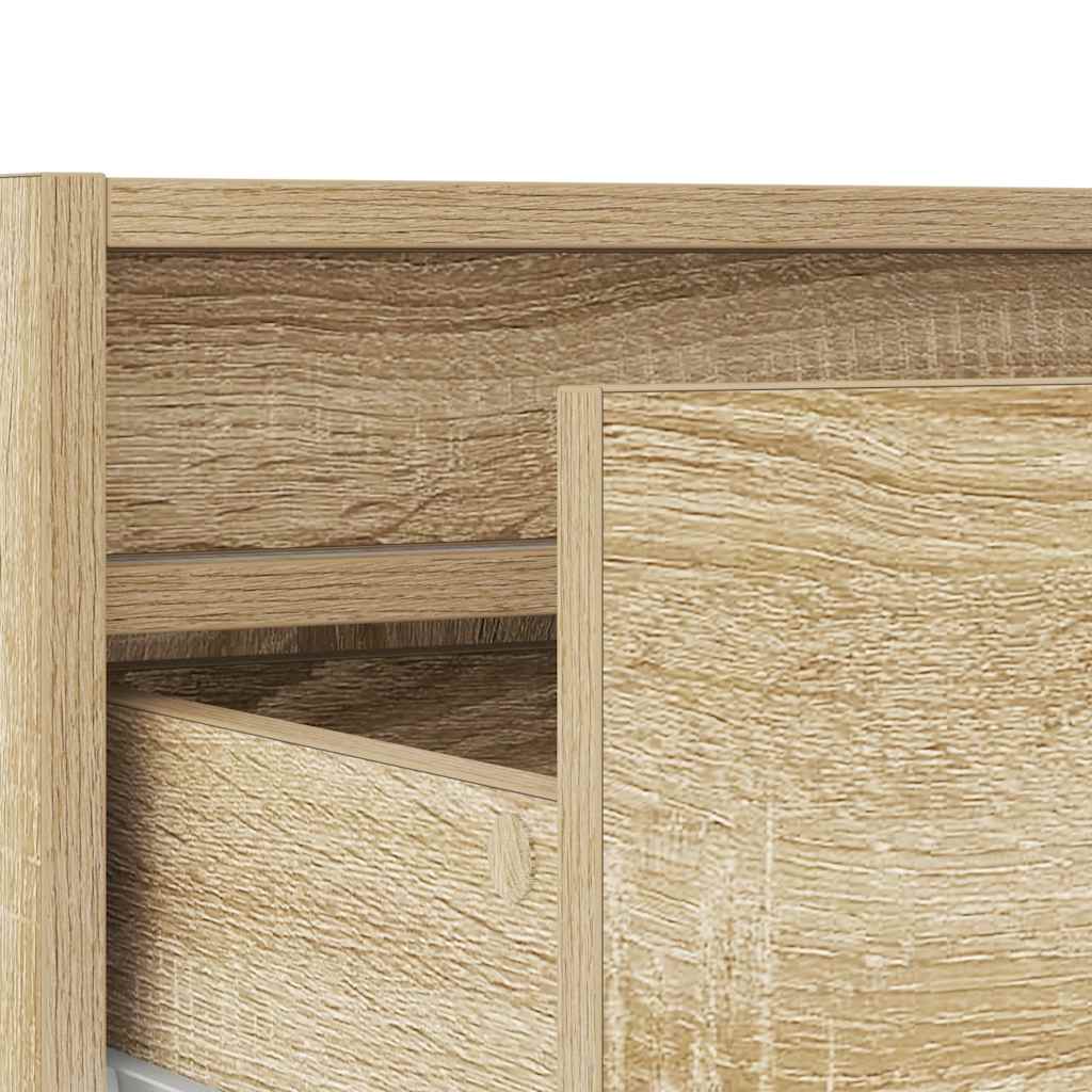 ντουλάπι τηλεόρασης  με φώτα LED Sonoma Oak 75x35,5x25 cm - Pakobazaar