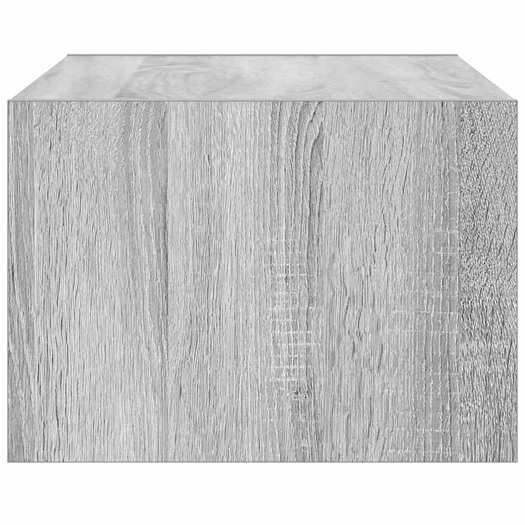 Έπιπλο Τηλεόρασης με LED Γκρι Sonoma 75x35,5x25 εκ. - Pakobazaar