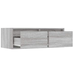 Έπιπλο Τηλεόρασης με LED Γκρι Sonoma 75x35,5x25 εκ. - Pakobazaar