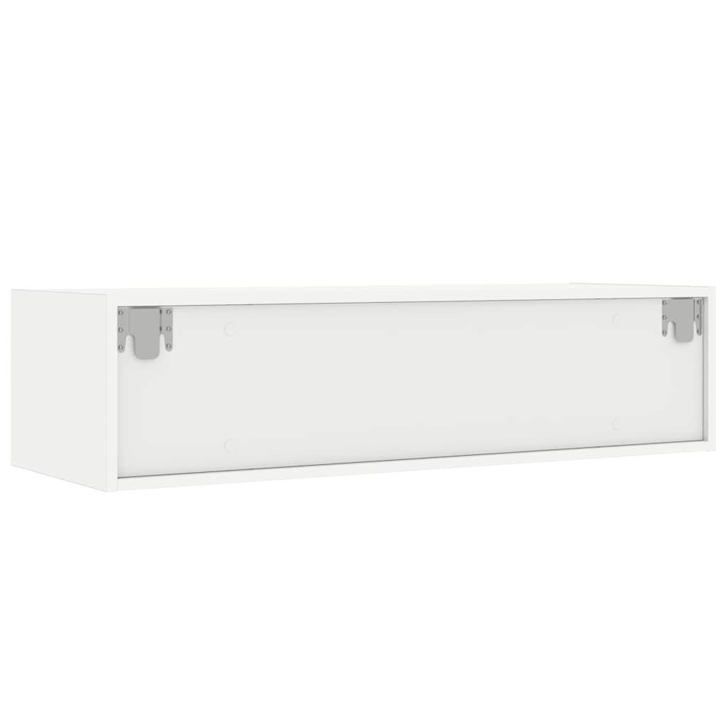 Έπιπλο Τηλεόρασης με LED Λευκό 100X35,5x25 εκ. - Pakobazaar